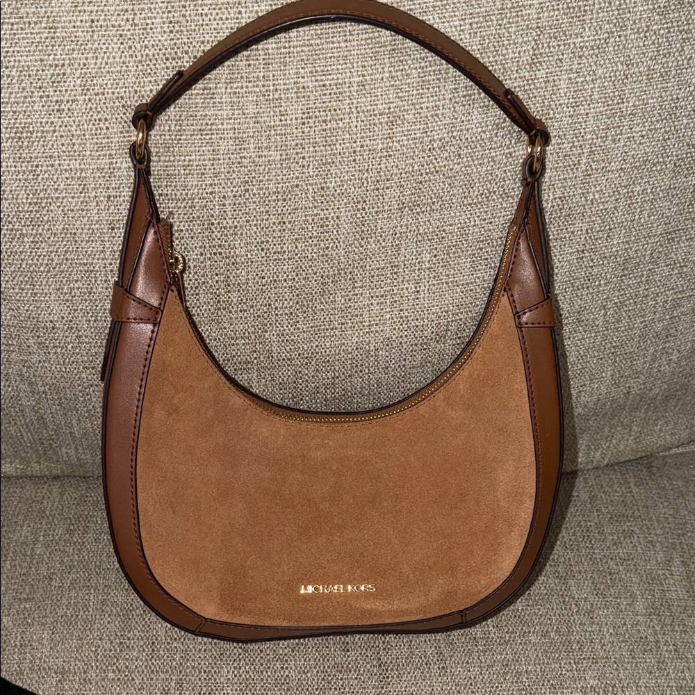 Brown Leather Shoulder Bag